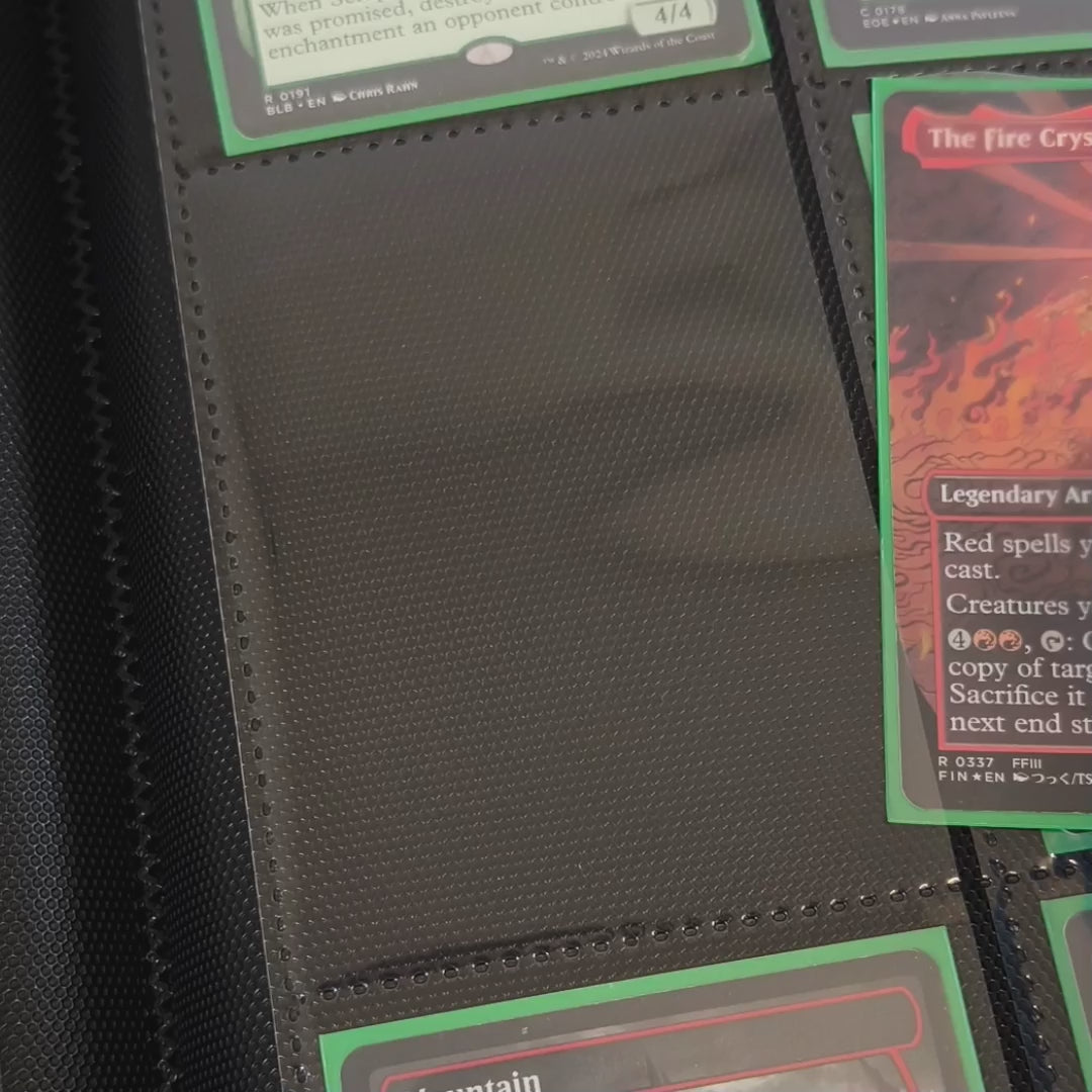 9 Pocket Zipper Card Binder